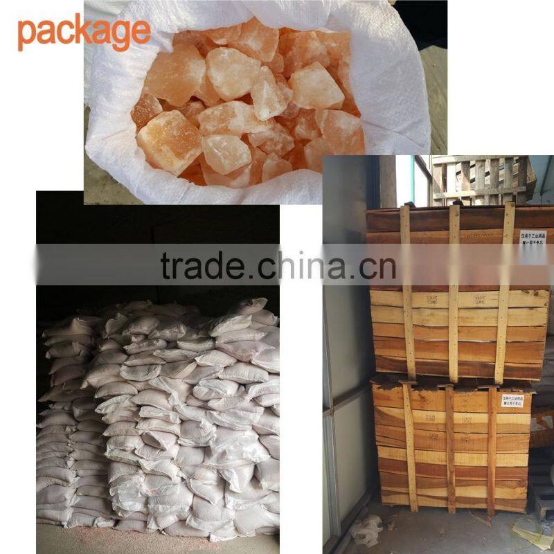 factory directly selling good quality with goood price himalayan rock salt pink granular 2-5mm