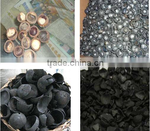 coconut shell charcoal briquette production line/coconut charcoal briquette production line