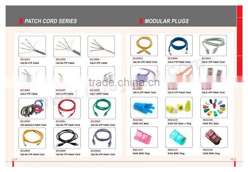 UTP STP Cat5e Cat6 Patch Cord