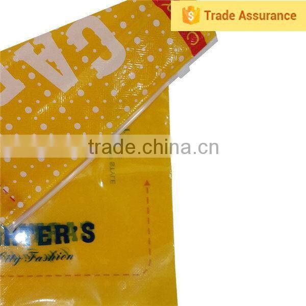 2016 promotional products Easy To Take And Use printing zipper bag for garment