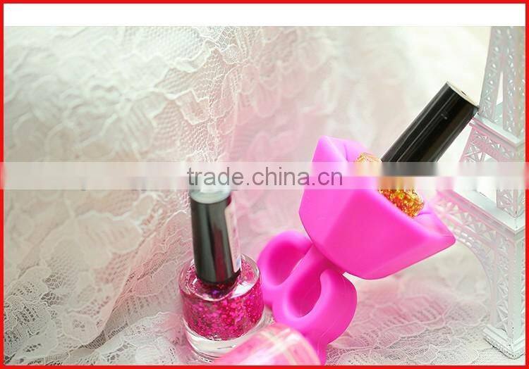 Cosmetic tool nail polish display stand