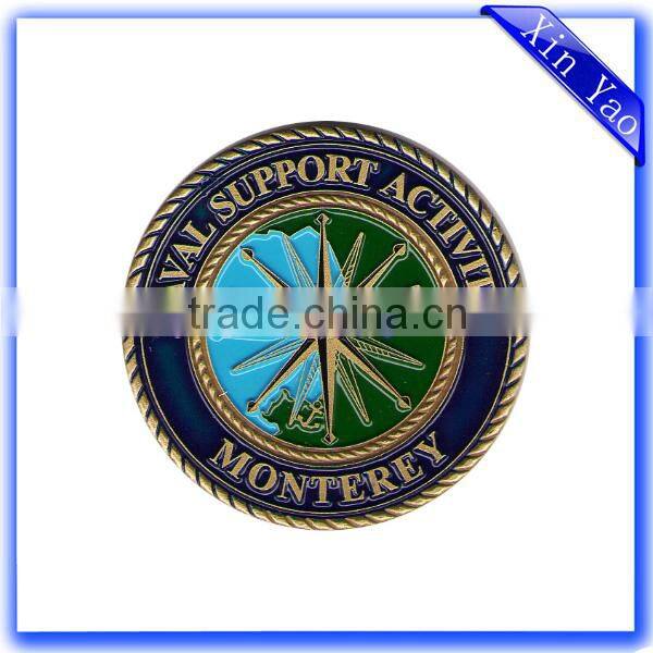 Factory directly sale stamping enamel custom made coin