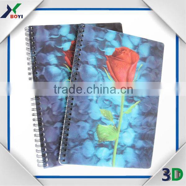 3D Lenticular Notebook/3D Lenticular Note Book Manufacturer in China