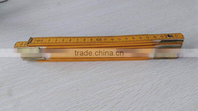 200cm wooden folding ruler with logo printing