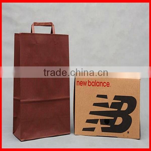 Popular High Quality Kraft Different Types Of Paper Bags With Handles Wholesale