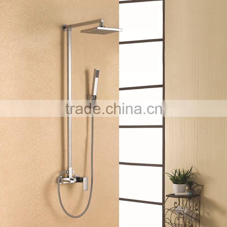 Competitive Price Single Handle Chrome Rainfall Shower Mixer