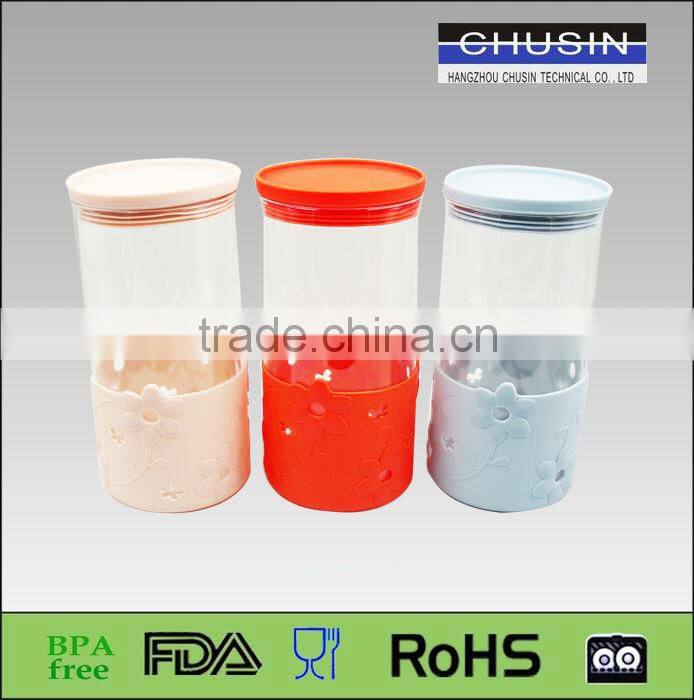 35OZ Wholesale borosilicate food can glass jar
