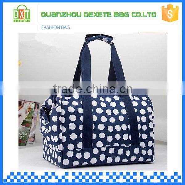 Multifunction polyester tote dot mommy baby bag