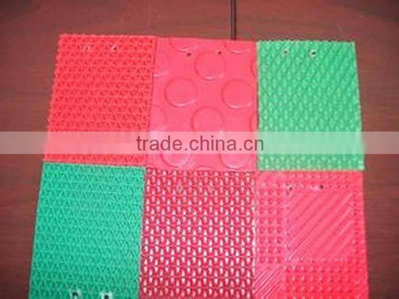 Surface material of rubber esd anti-fatigue mat