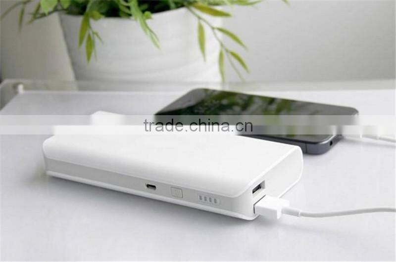 10400mah high quality led torch light portable power bank