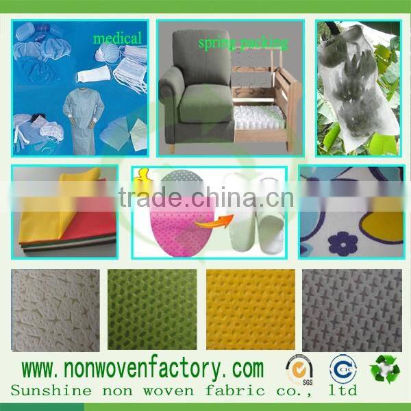 100% fabric non-woven spunbond dot style garden weed control fabric