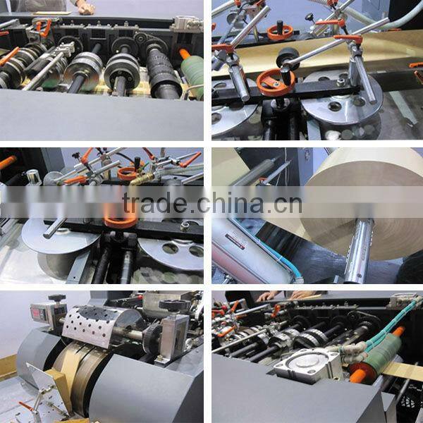 Roll Fed Block Bottom Paper Bag Making Machine