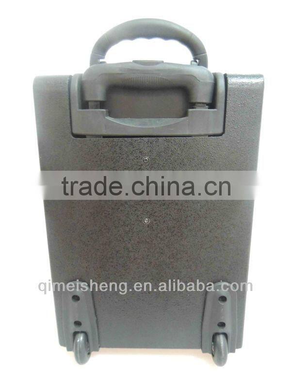 Double 6" subwoofer portable speaker with USB/SD/FM/Wireless Mic/Guitar input/Remote control