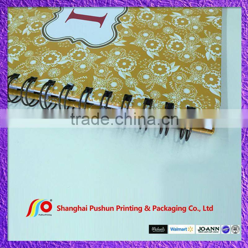 monogram spiral notebook with elastic band