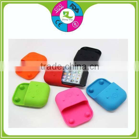 portable louder funny gift silicone phone stand holder