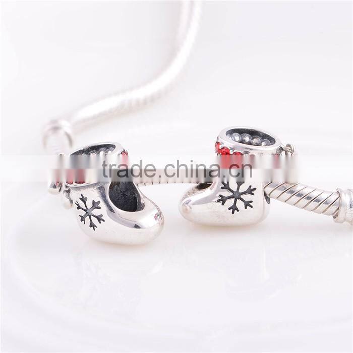 Beads for Jewelry Making Winter Shoes Charms Promotion Gift