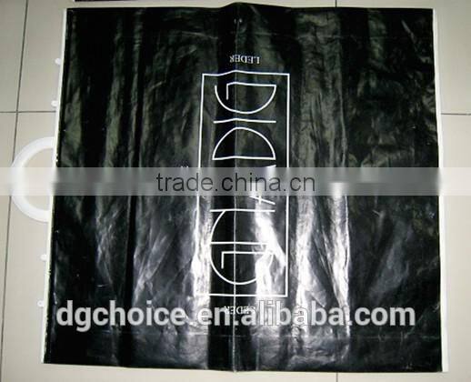 Reusable black shopping bag handle