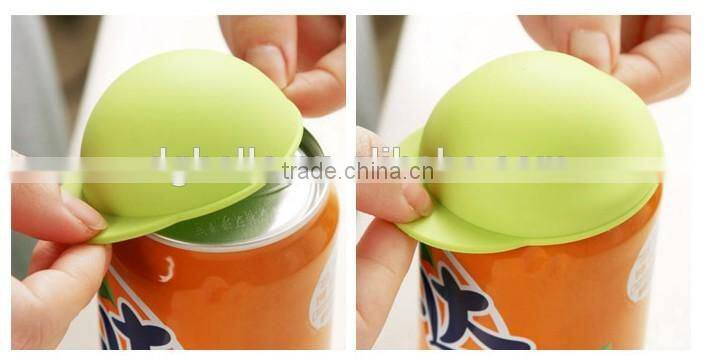custom design food grade cheap silicone can cap drink cap bottle cap