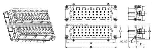 HEE-092 Power heavy duty connector HEE-092 Harting type