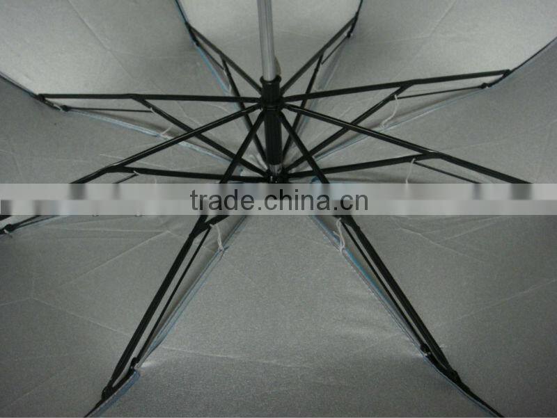 2 fold Umbrella,promotional umbrella,manual open umbrella