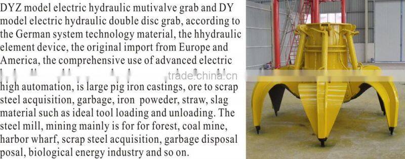 Industrial Grab Bucket Crane with Wireless Radio Remote Control