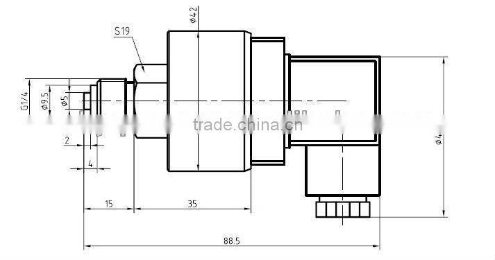 4-20ma shipping/marine water pressure transmitter
