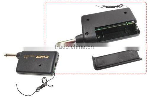 Wireless Microphone FM Transmitter Receiver Lavalier Lapel Clip Mic System Elegant