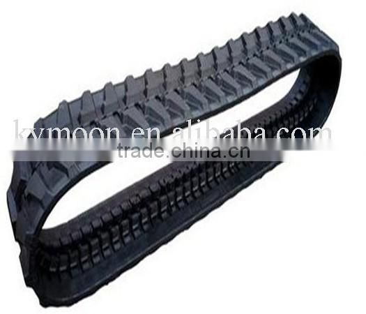 410x87xlinks rubber track,rubber crawler track undercarriage for kubota combine harvester