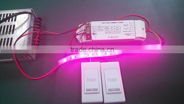 led rgbw controller support duplex push dim button DC12V/24V rgbw strip leds controller RRGBW led controllet