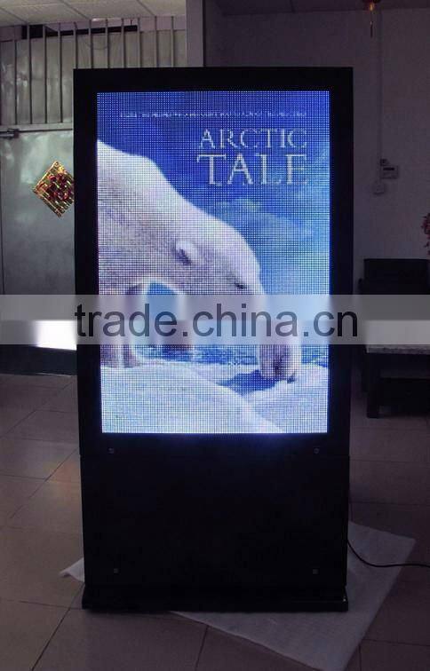 P6 192X128 stand up advertisement display boards