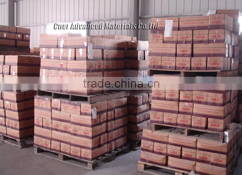 High alumina lining brick for ceramic ball mill, various sizes available
