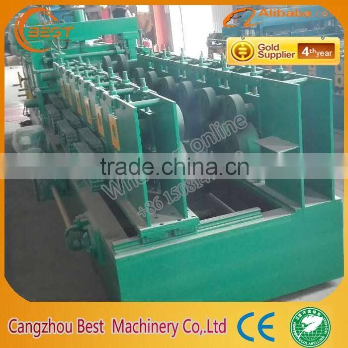 Curb And Rain Gutter Roll Forming Machine