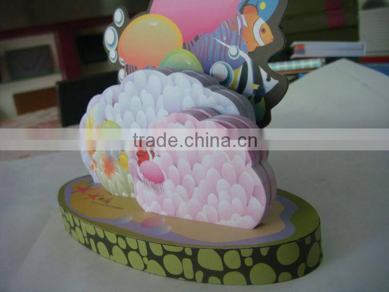 custom logo sticky note in different shapes