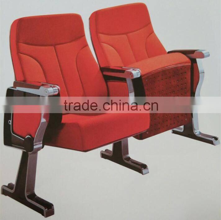 red fabric 2 Person 4d Theater Seats / Cinema Chair YA-302