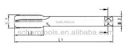 Din371B spiral point machine tap HSS