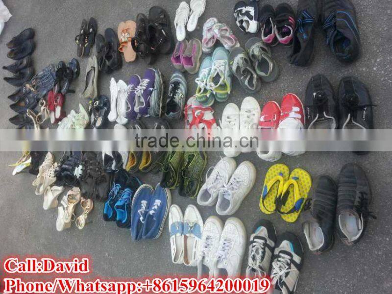 2015 New Arrival Cream Original Second Hand Used Shoes for Sale Cheap Price