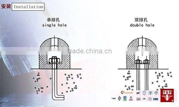 Semicircular rubber fender/D Type rubber fender