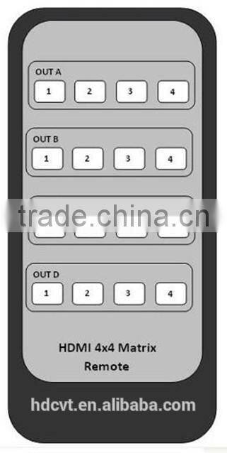 High quality HDMI Matrix 4 x HDMI 1.4 4K *2K