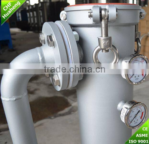 Carbon Steel washable bag filter with magnetic rod