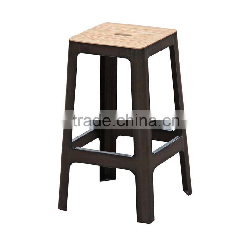 2016 new Guangzhou furniture high quality antique wooden bar stool top outdoor use