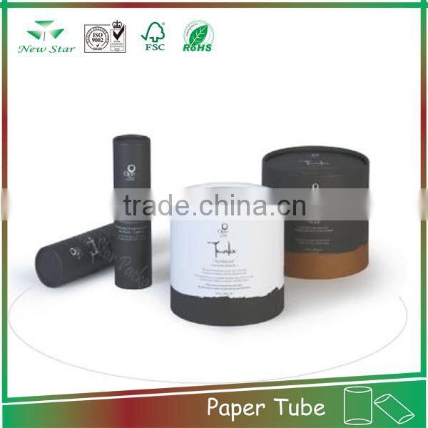 eco-friendly custom design industrial use delicate paper tube for body care