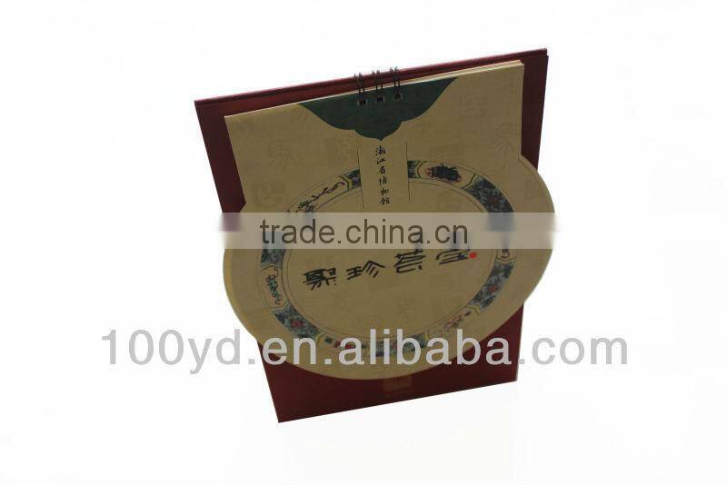 2014 Unique desk calendar printing /nice table calendar design