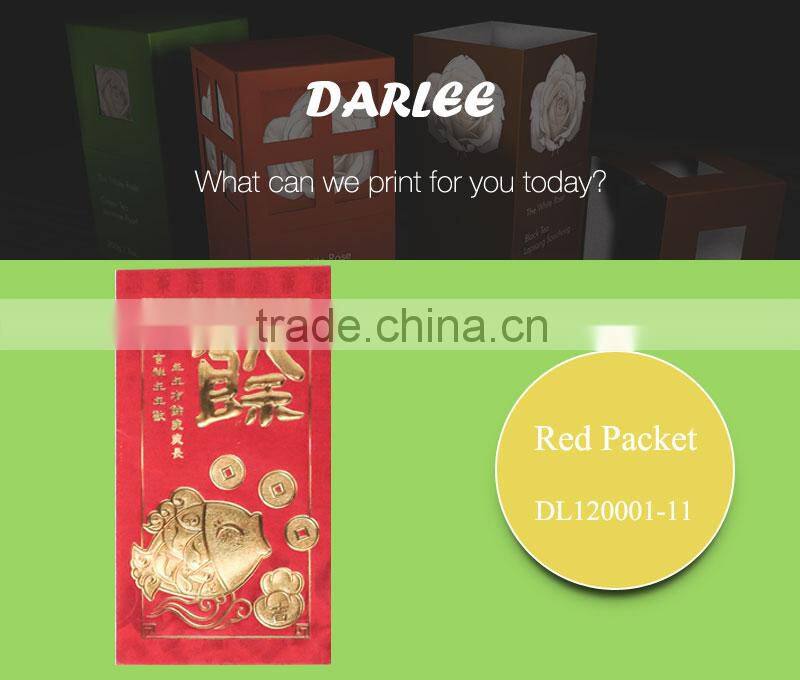 hot foil stamping chinese new year red packets