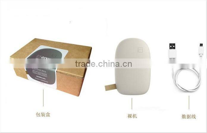 Cutom Cobblestone Power Bank ,Hot Selling Smart Phone Charger,High Quality 10400mAh Power Bank