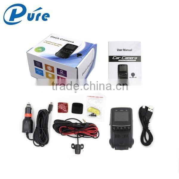 Dual Lens Wide Angle Recorder 1.5 Inch LCD Mini Hidden Camera 1080P HD Video Recorder