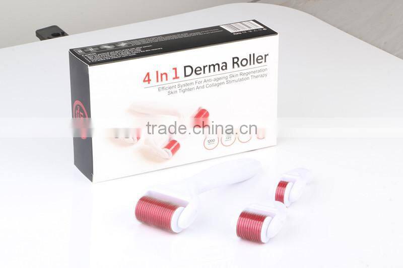 GTO Newest 300/720/1200 needles 4 in 1 derma roller