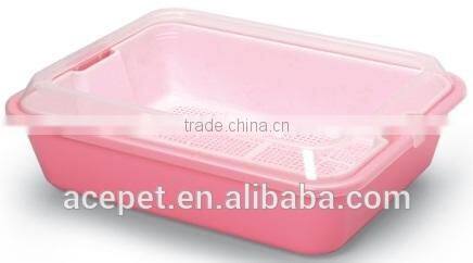Cat Litter Box with Sieve and Scoop Cat Litter Pan
