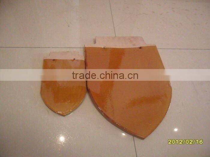 kaolin gold waterproof dried fish scale roof tile cheap