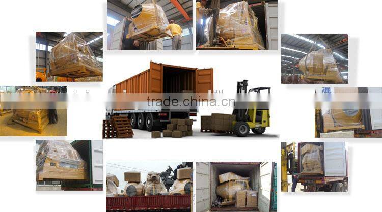 Slef loading JZR350 concrete mixer machine with diesel engine for sale
