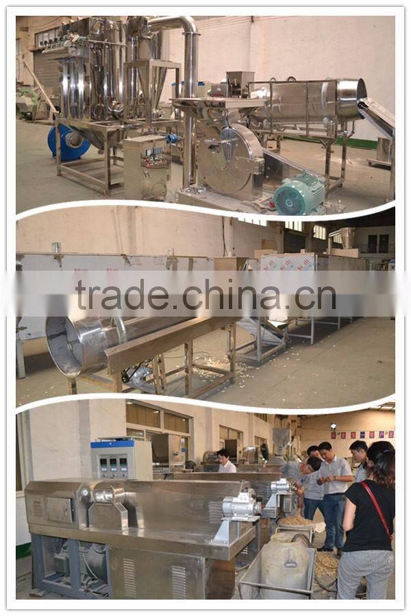 China Strongwin Full-automatic pet food processing equipment fish cat dog pet feed bulking machine